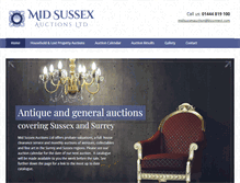 Tablet Screenshot of mid-sussex-auctions.com